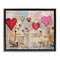 Stupell Industries Modern Floating Hearts Framed Floater Canvas Wall Art Design by LSR Design Studio
